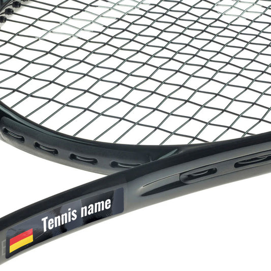 Tennis racket stickers